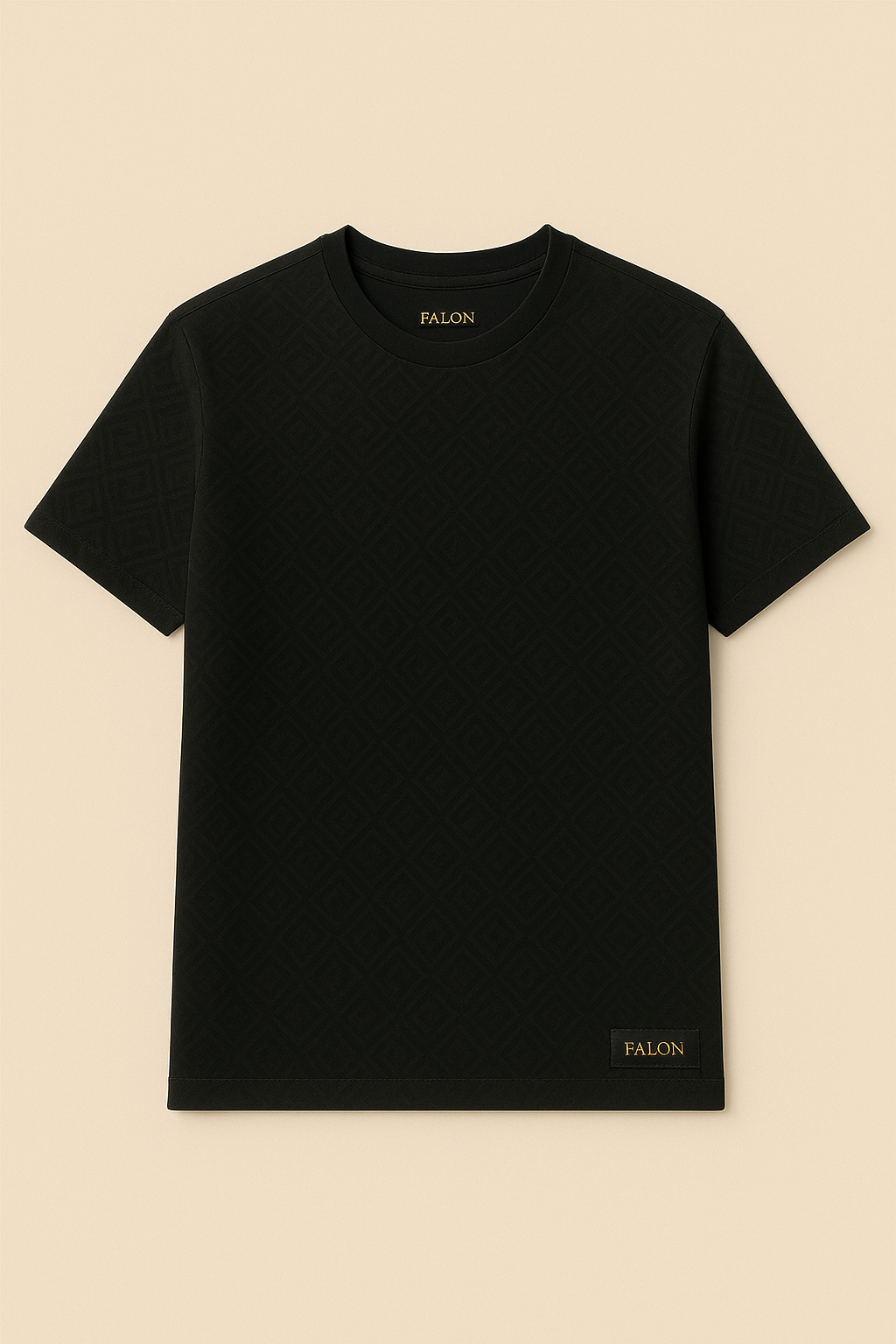 Falon Noir Monogram T-Shirt