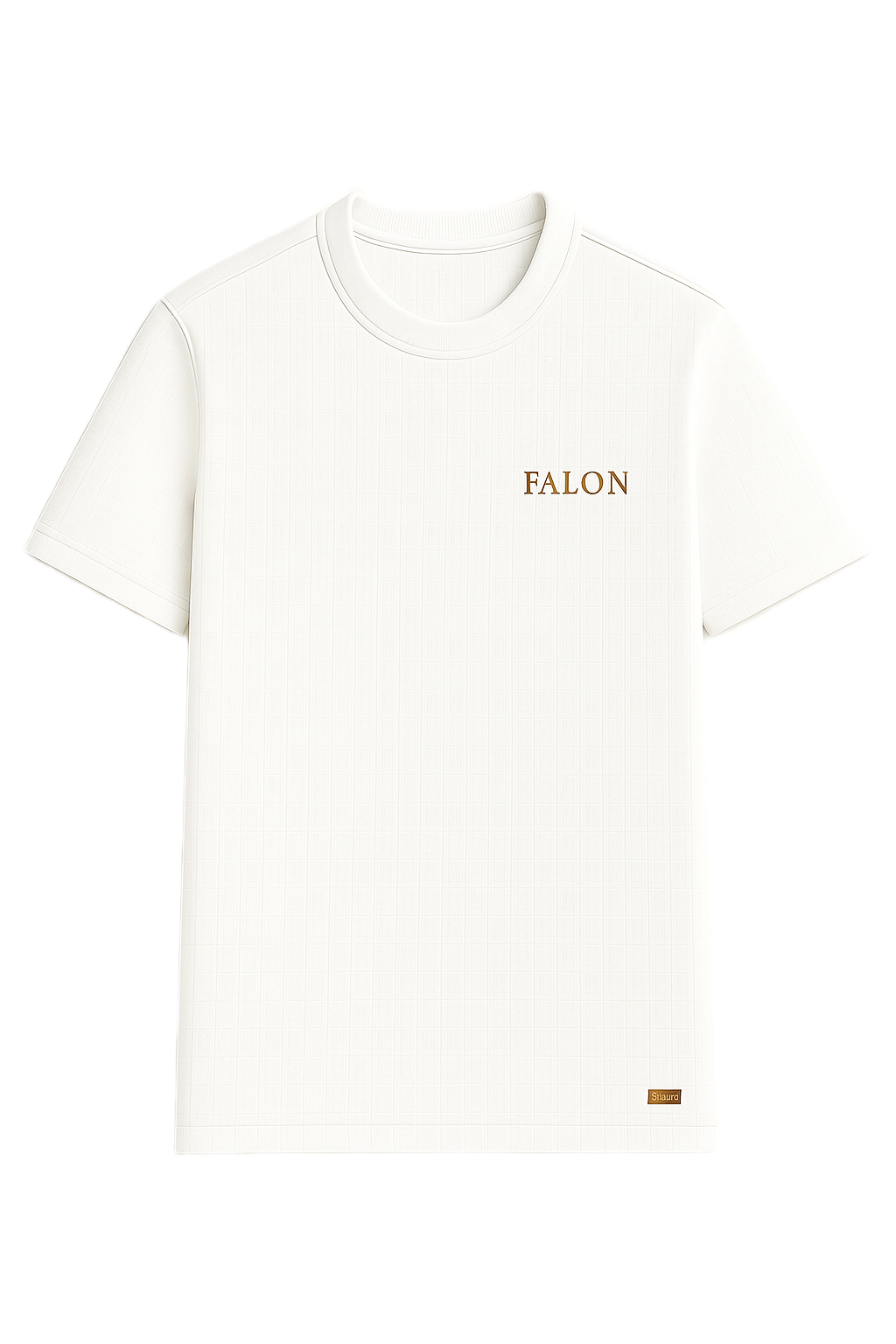 FALON Signature Monogram T-Shirt in Blanc